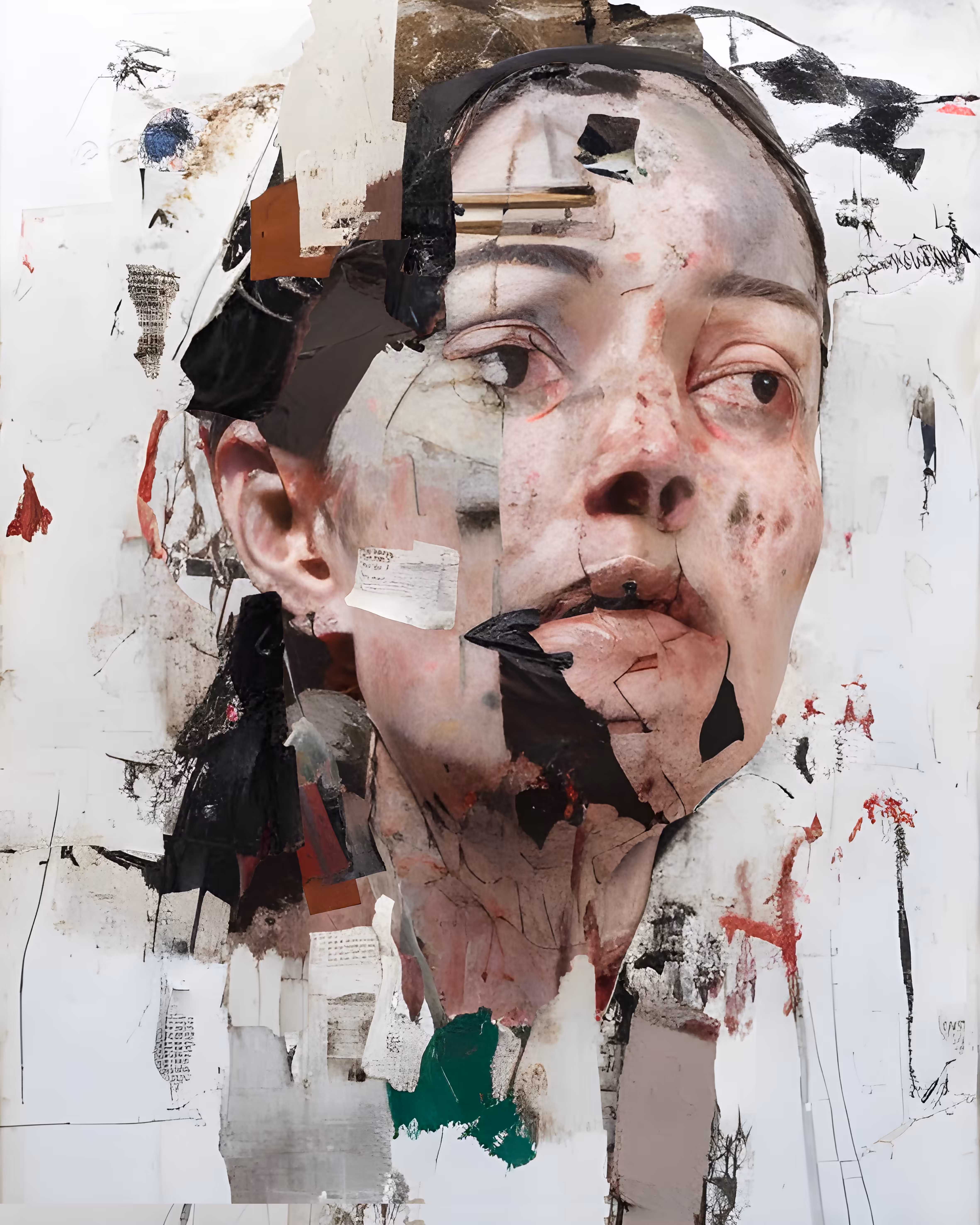 bolin132: "Mosaic of Melancholic Expressions"