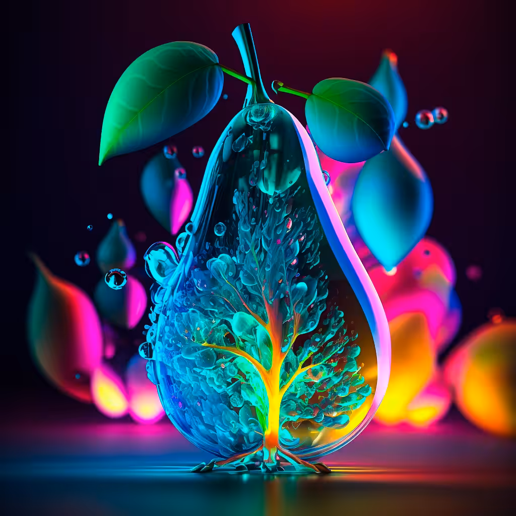Abstract fun #30 : pear