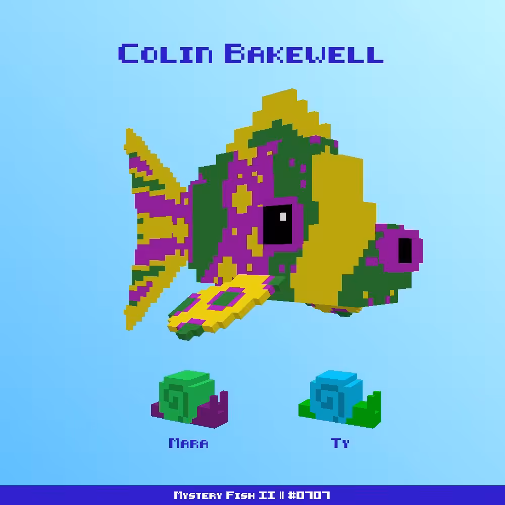 Colin Bakewell :: Mystery Fish 0707/1000