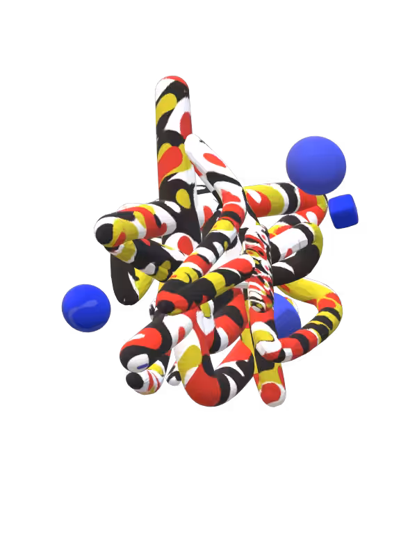 wiggly doodly 3d model
