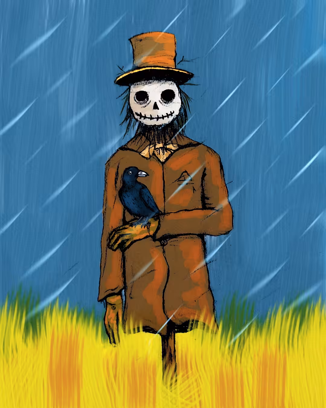 Art Of Abolfazl : The Scarecrow Who Forgot to Scare