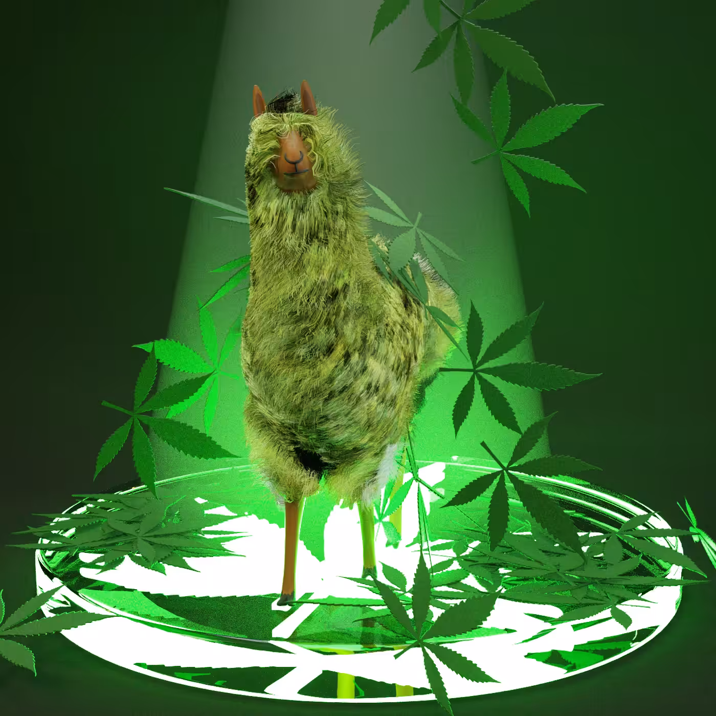 CRYPTOLLAMAS #013: Cannabis Llama 🌿 Psychdre