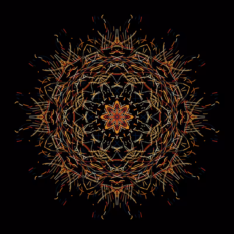 the thread in the pattern #107