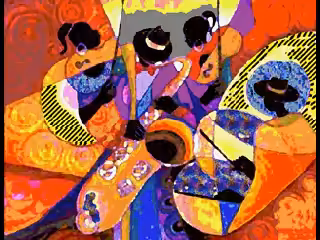Jazz Players in Motion