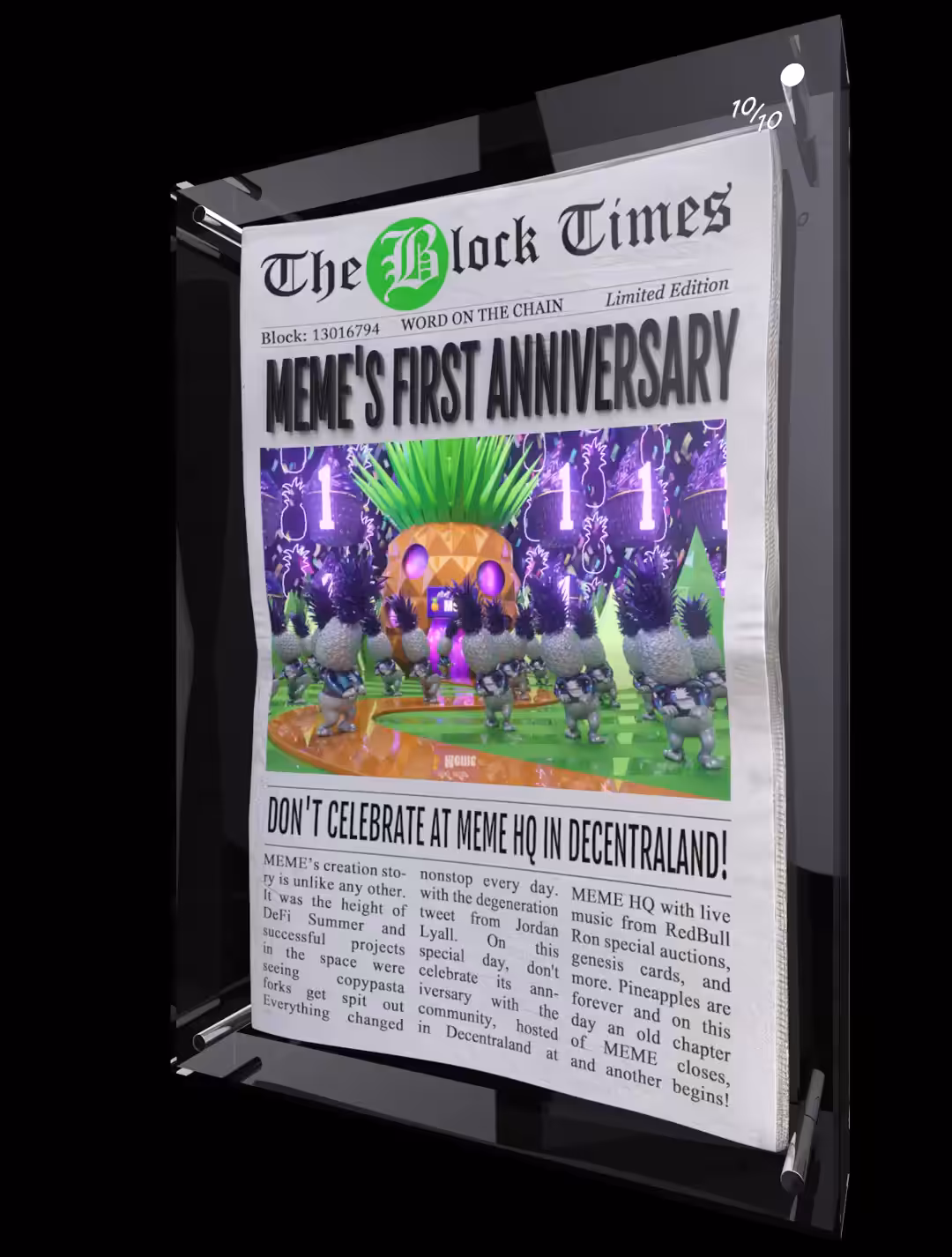 MEME's First Anniversary | Limited