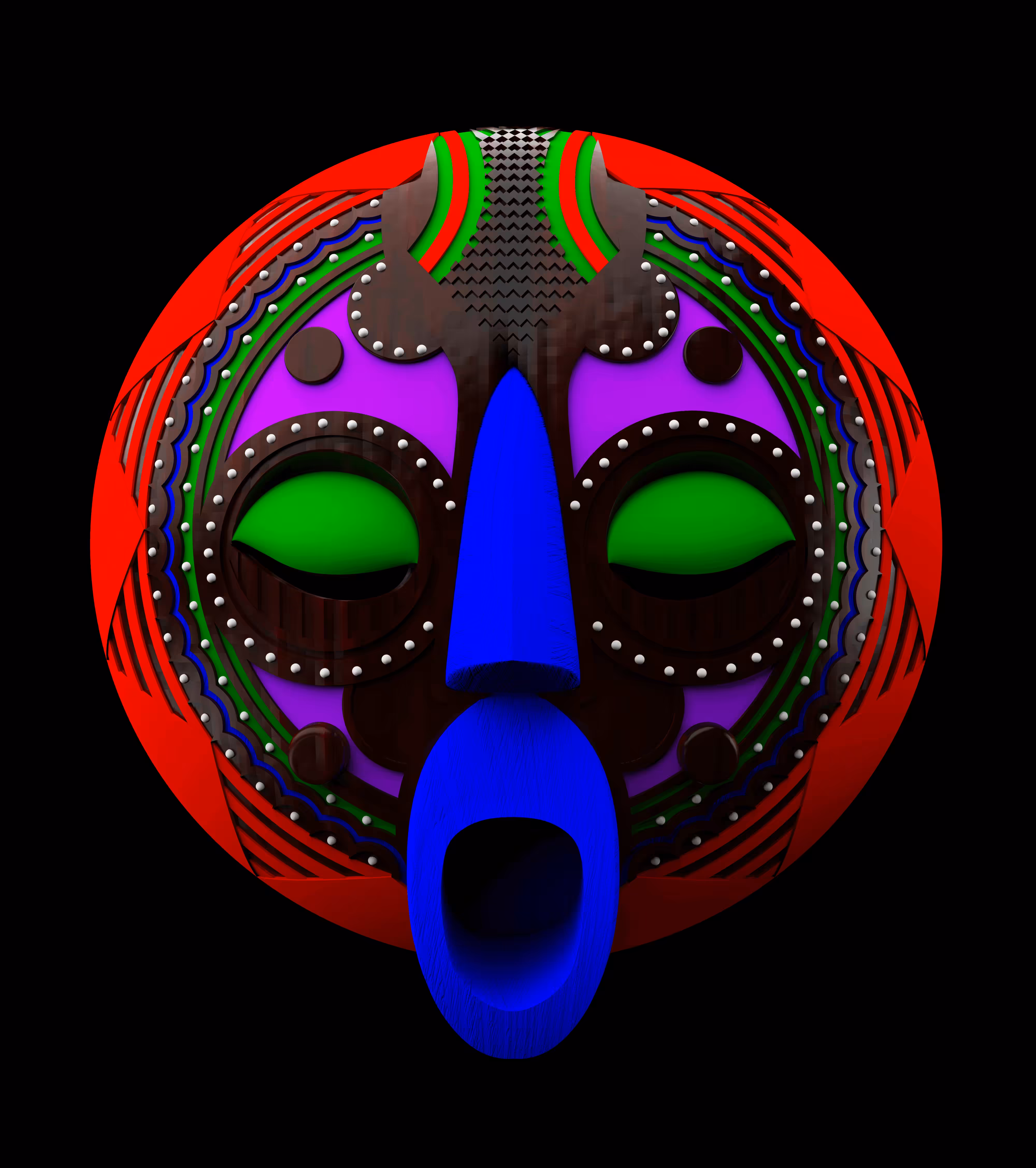AKAN ODO PA MASK