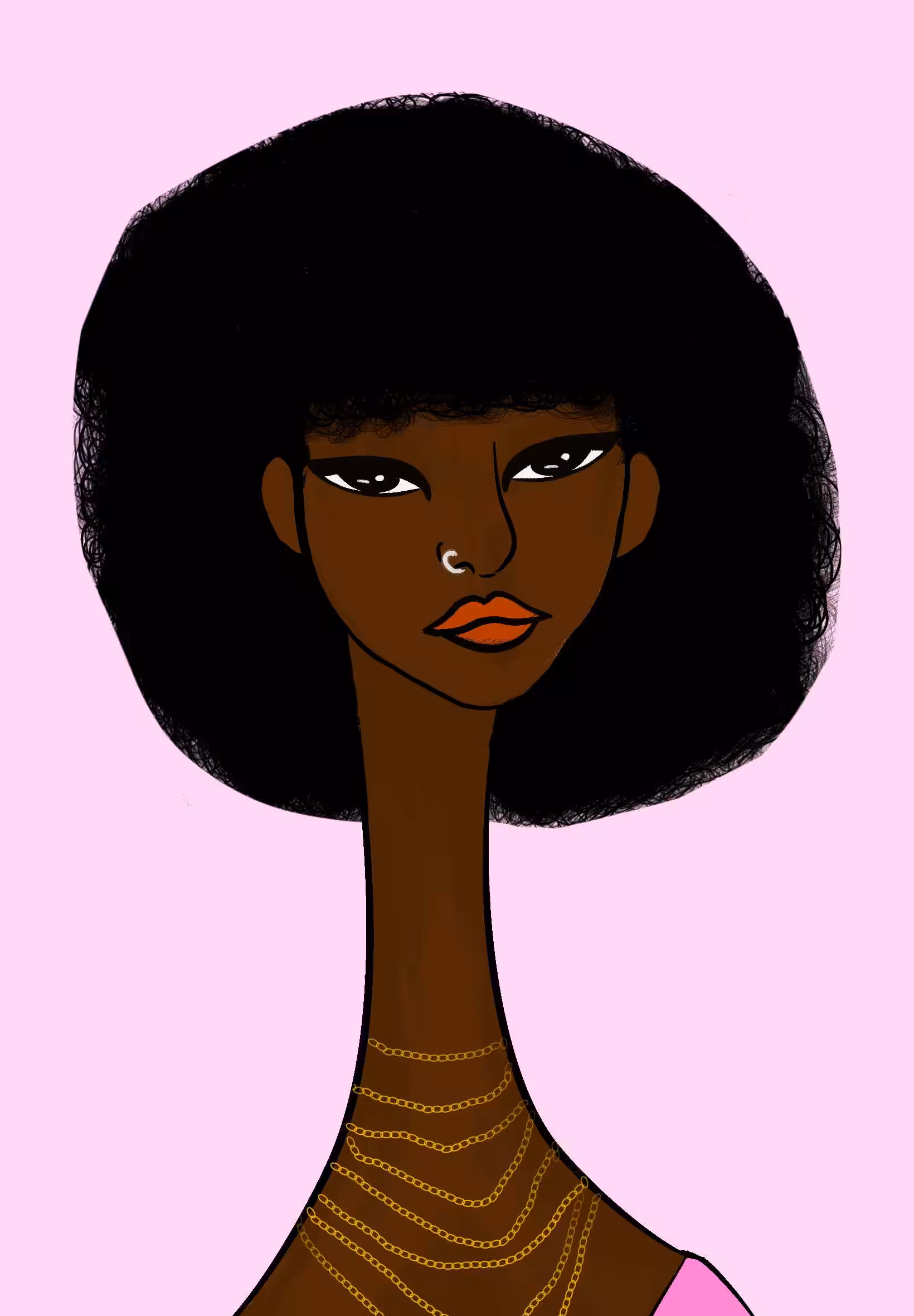 Long Neckie Ladies: Long Neckie Lady #2396