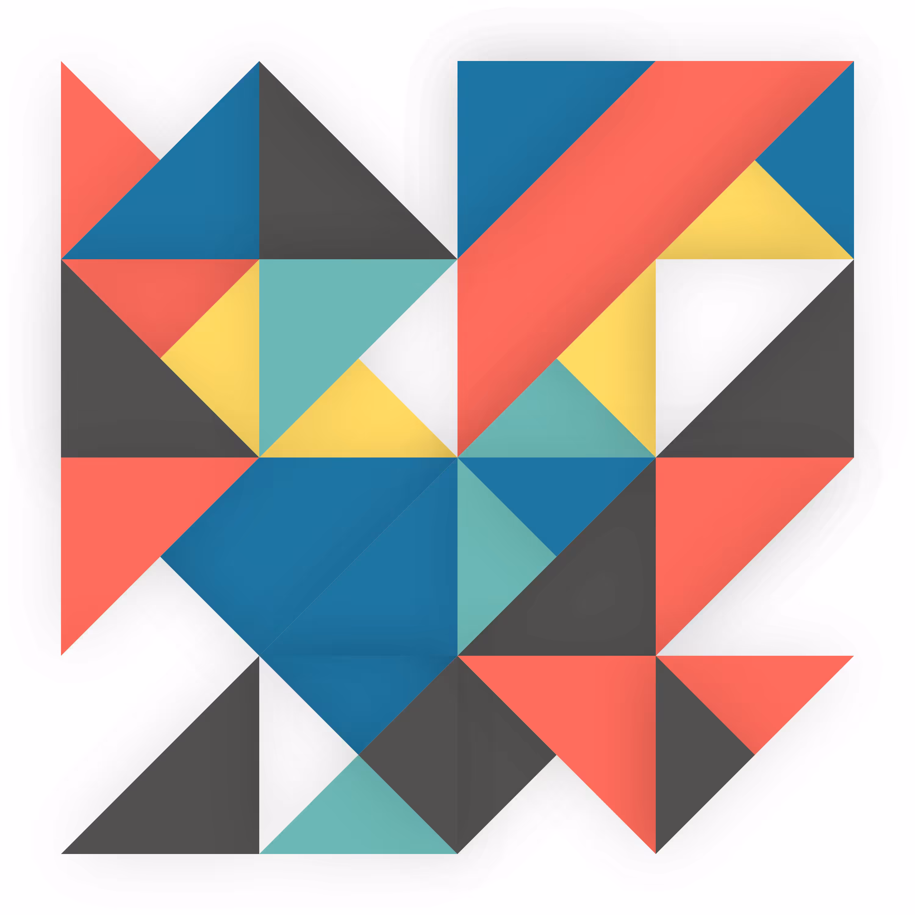 Artpalette 52 - Abstract Triangle Generative art