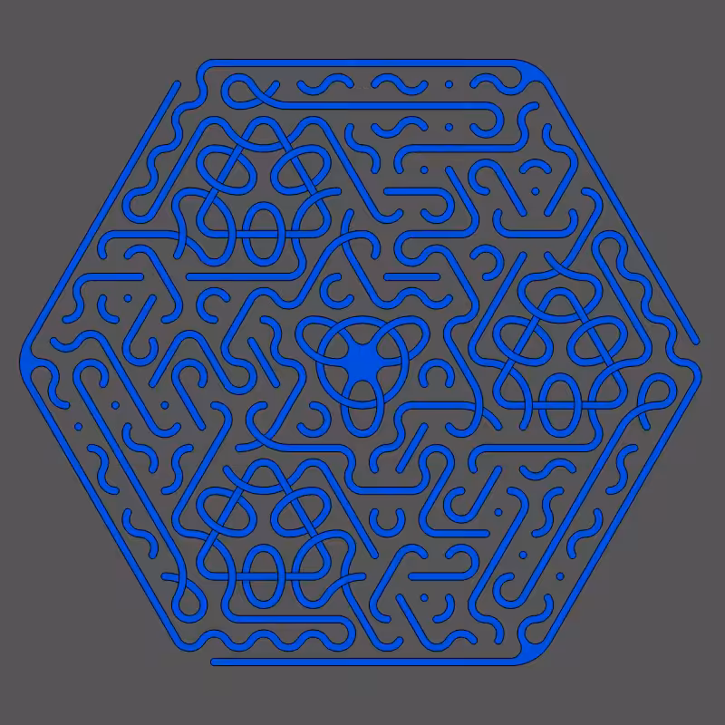 Threefold Symmetry - Dark Variations #131