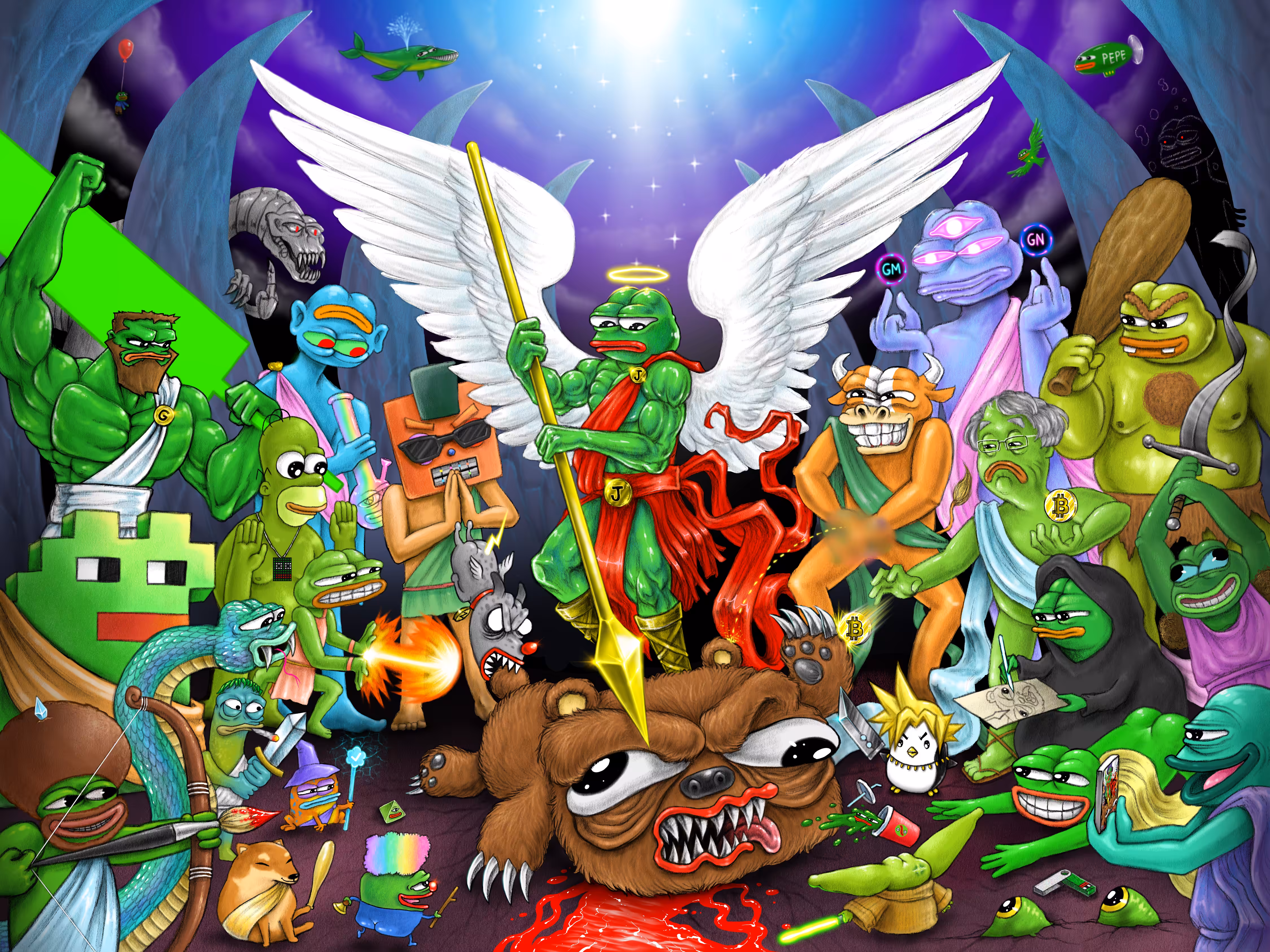 Pegle kill Bearmon