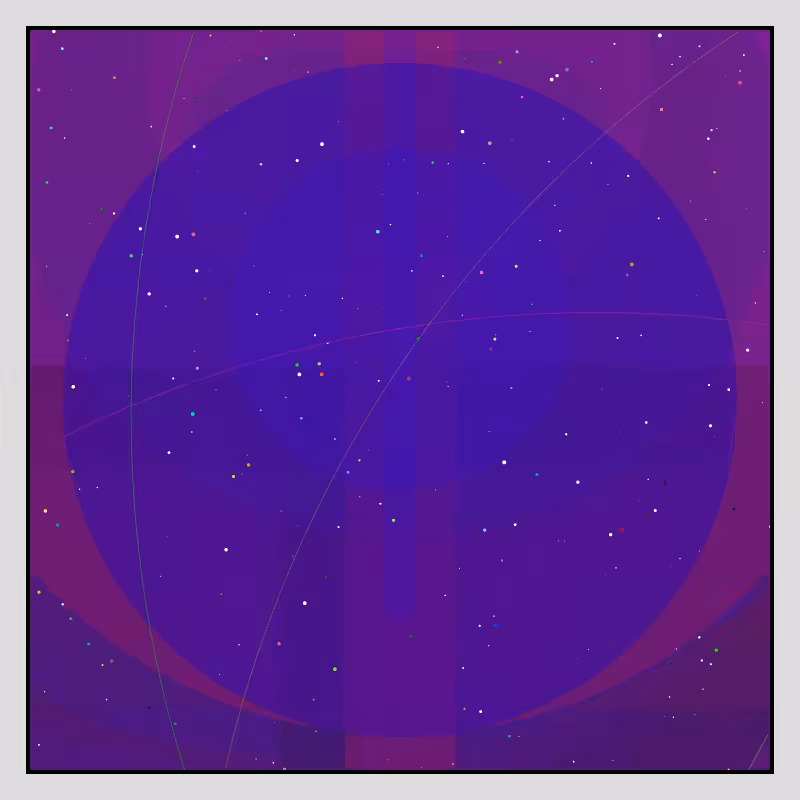 Color Field Starry B #145