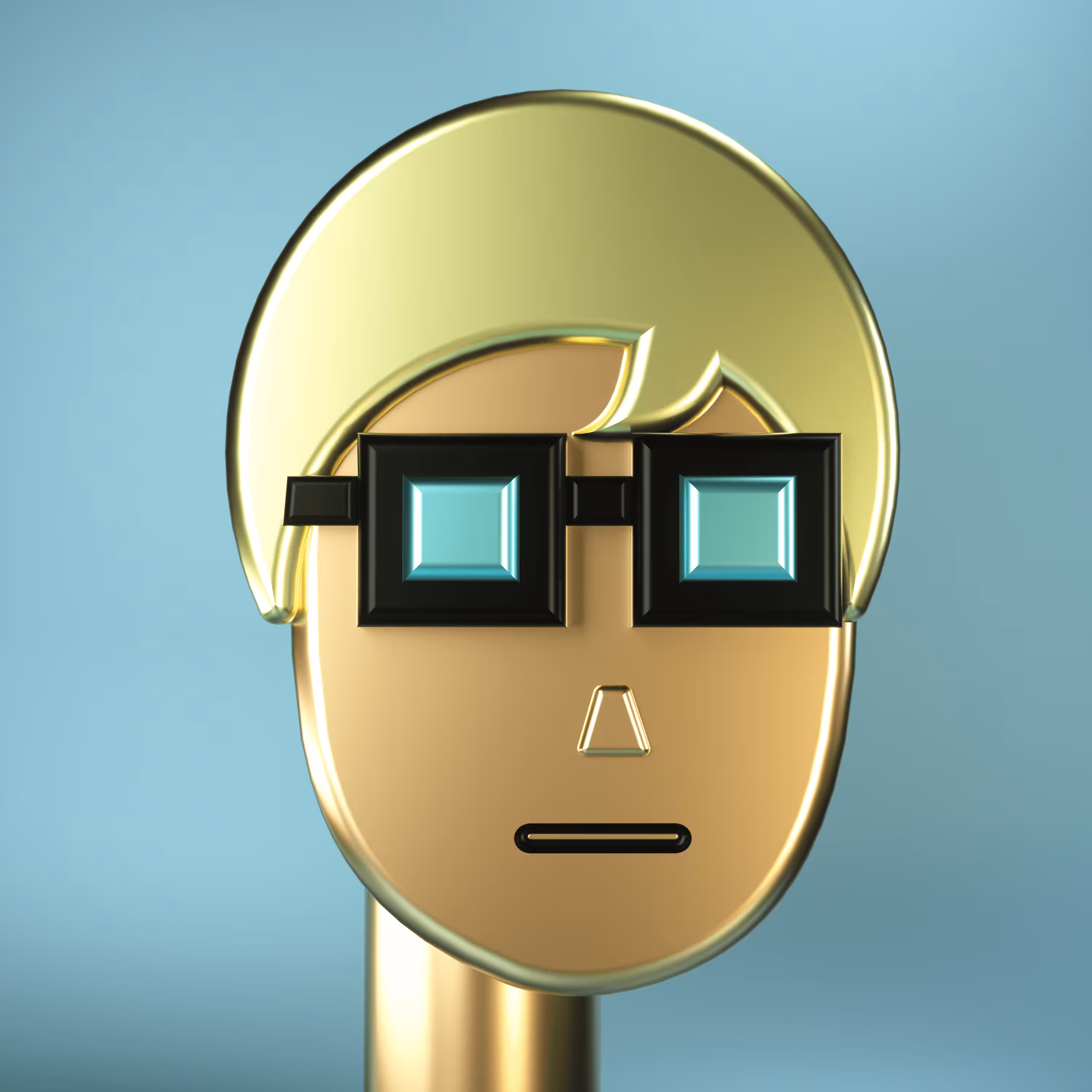 3D Chrome Punk #0195