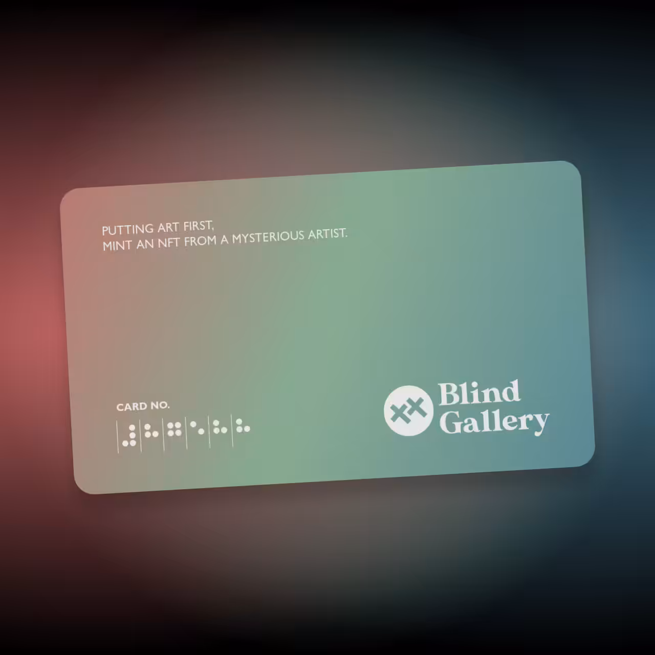Blind Gallery Club Membership #294