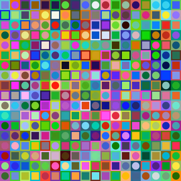Square Dot Composition #173
