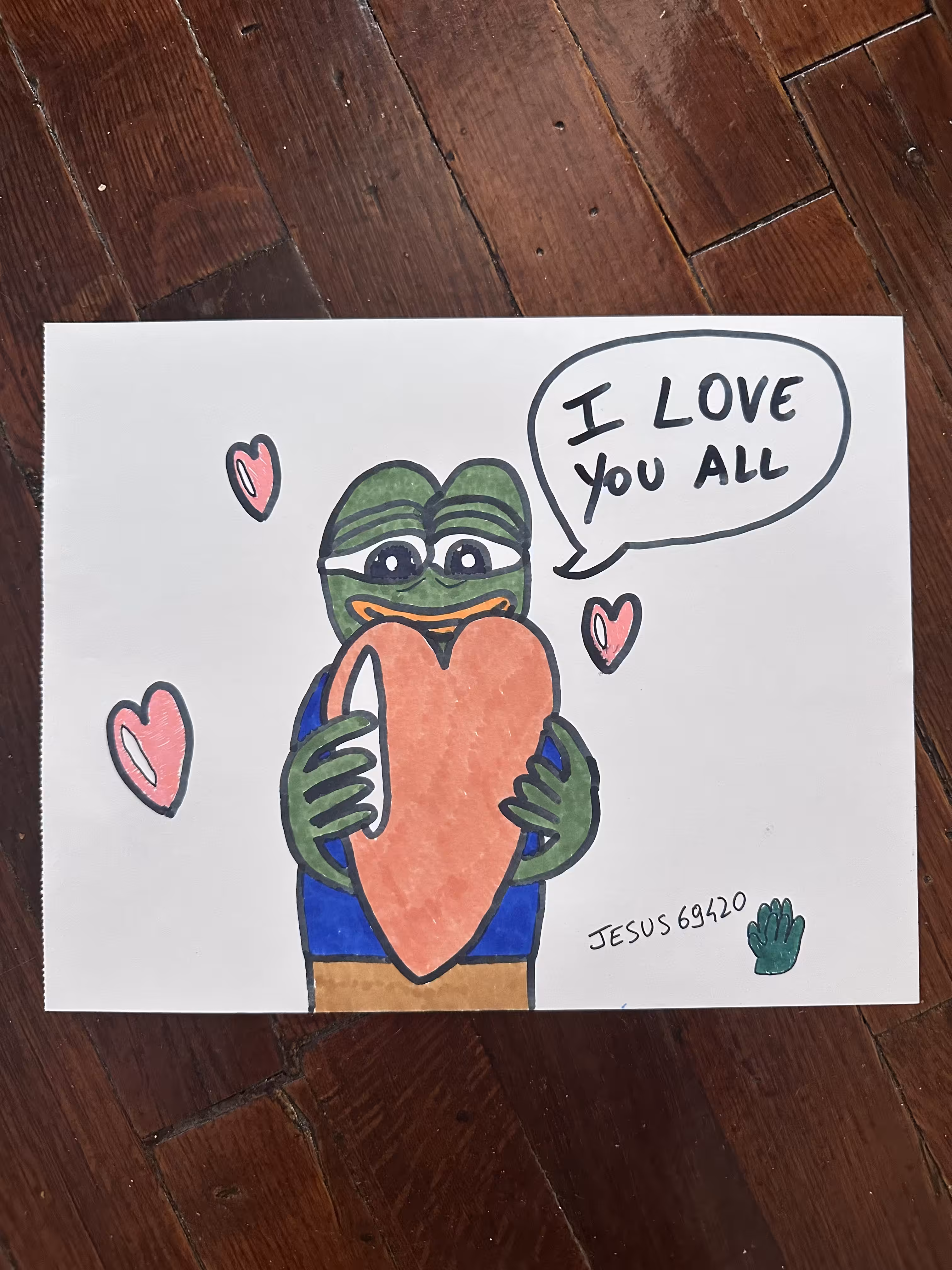 “I love you all” Pepe