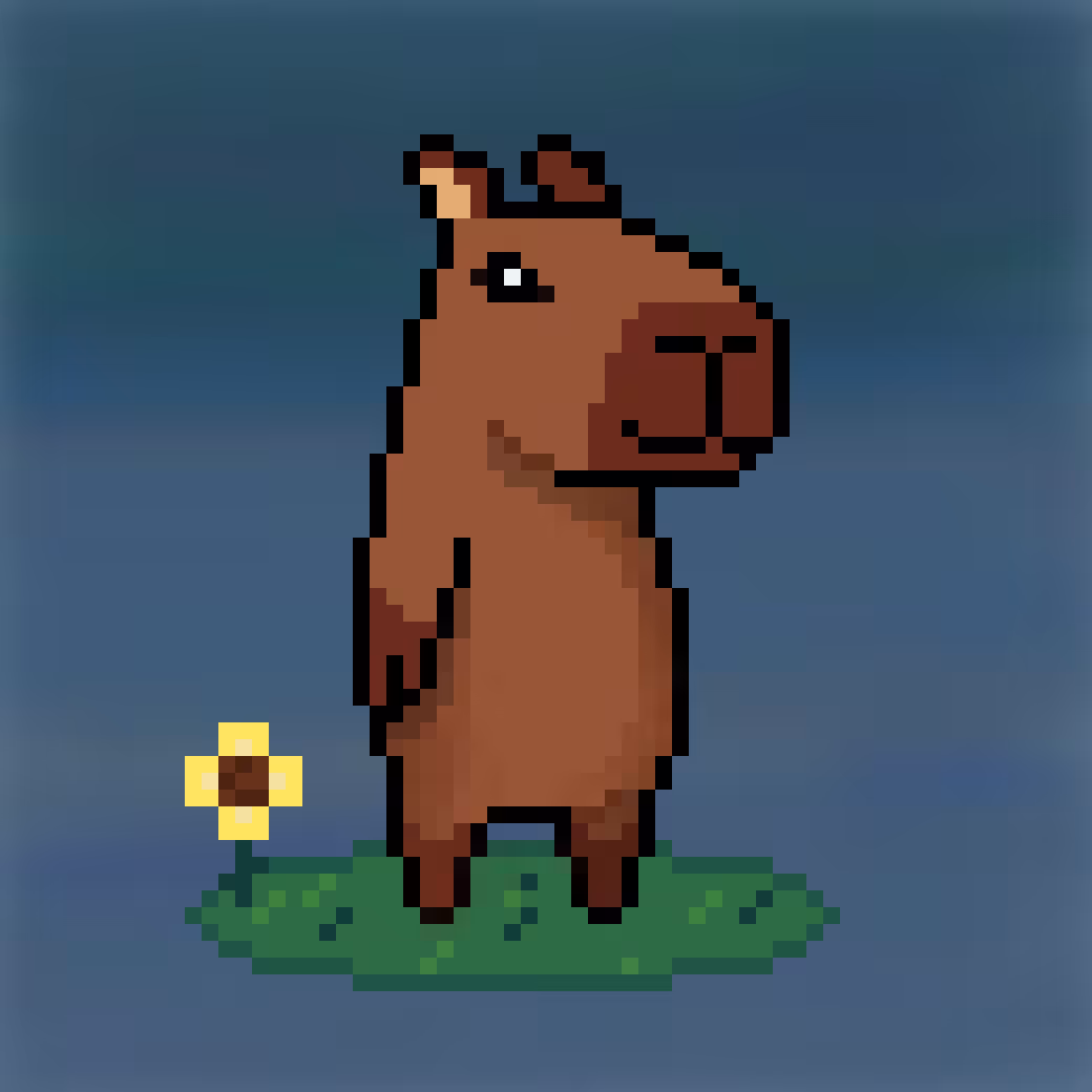 Happy the happy capybara