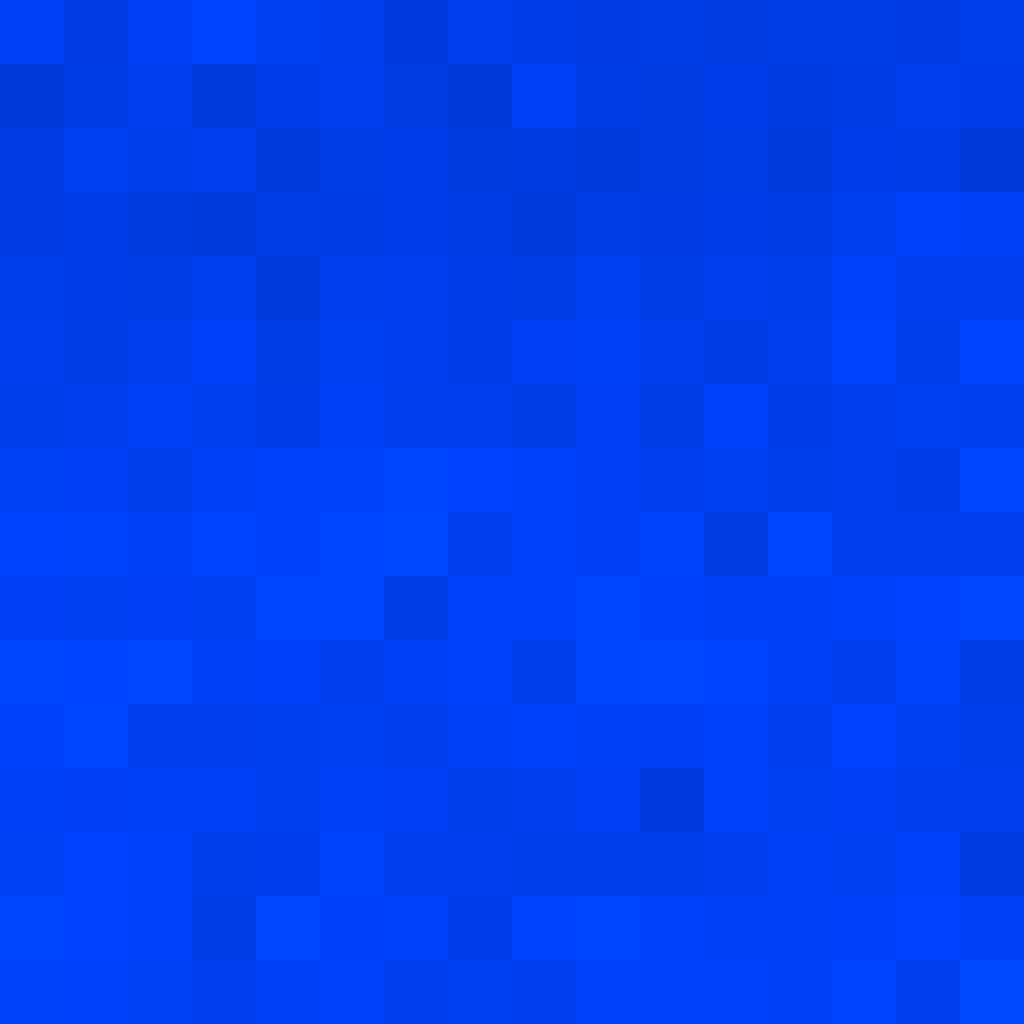 Proof of Work 16x16 Blue Duration