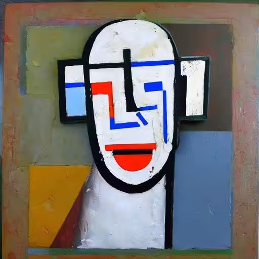 Cubist #47 (Happy)