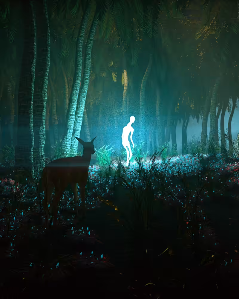 SOMETHING IN THE WOODS