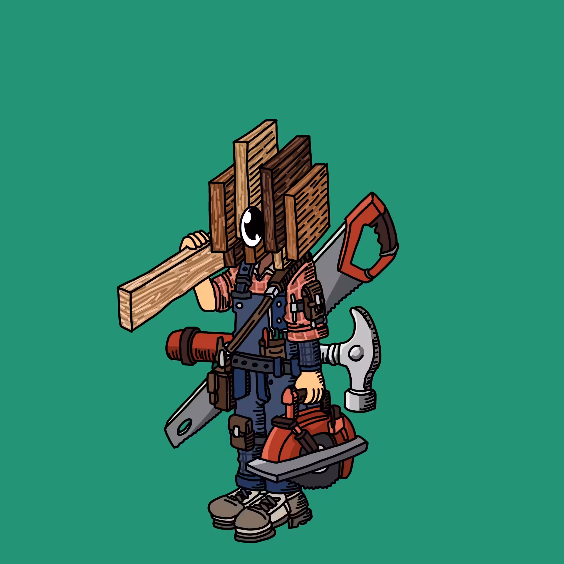 Carpenter one eyed guy #00413