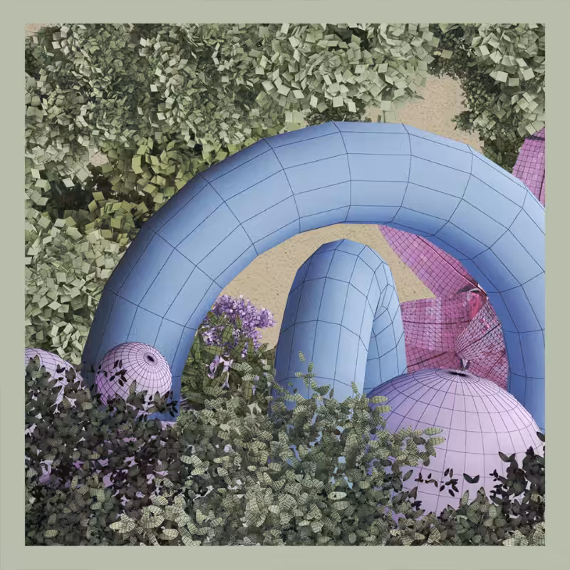 Geo-forest #3dart #23