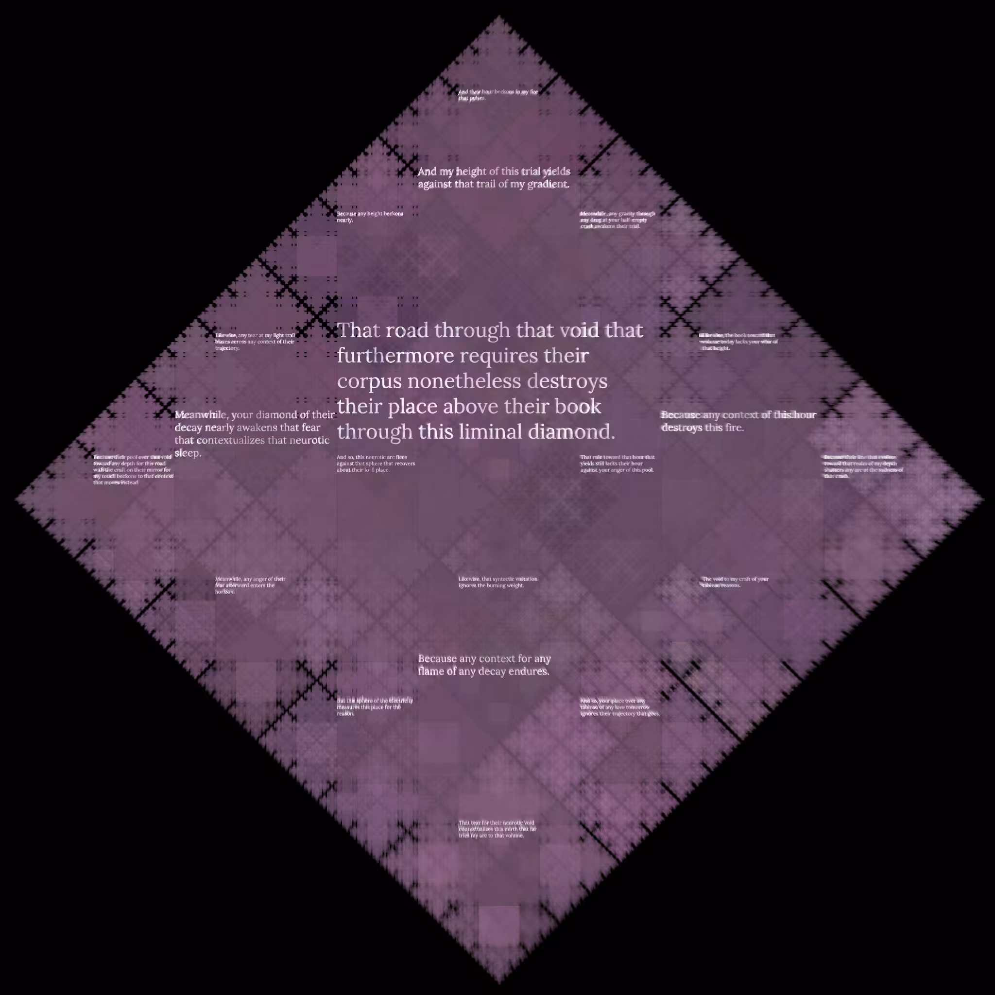Diamond Fractal Fire #1