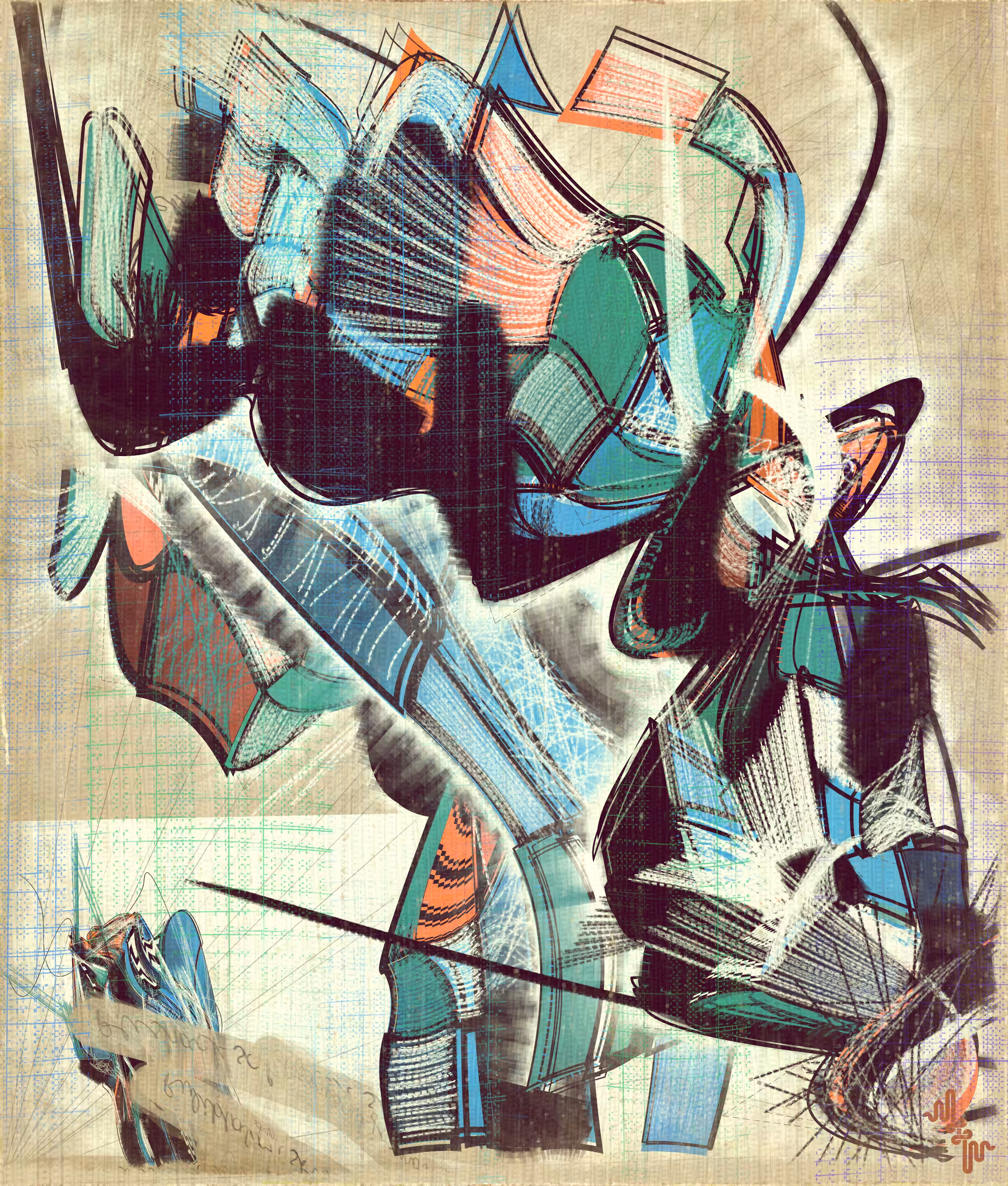 Amplitudes of Canvas #222