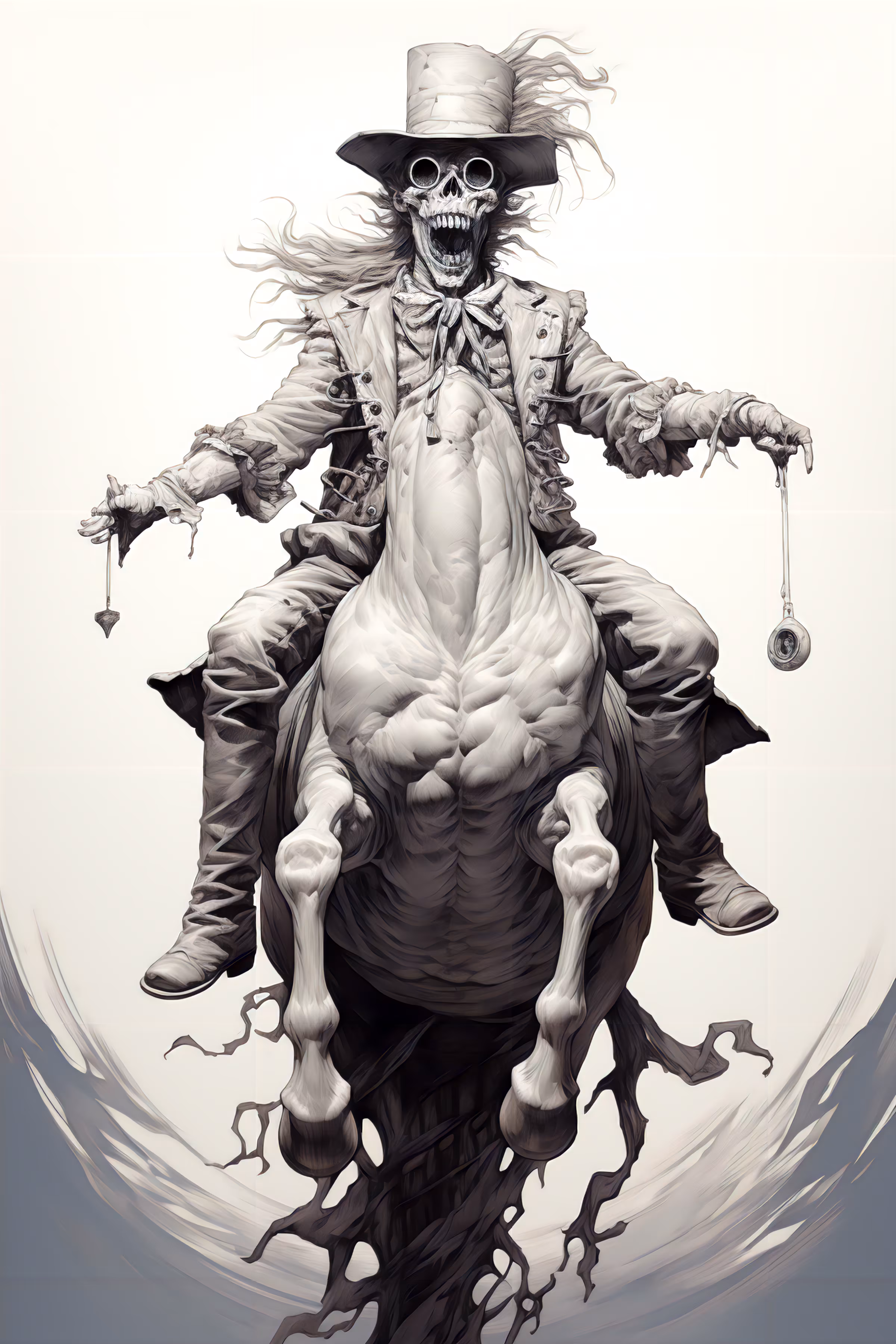 Headless Horse, Man