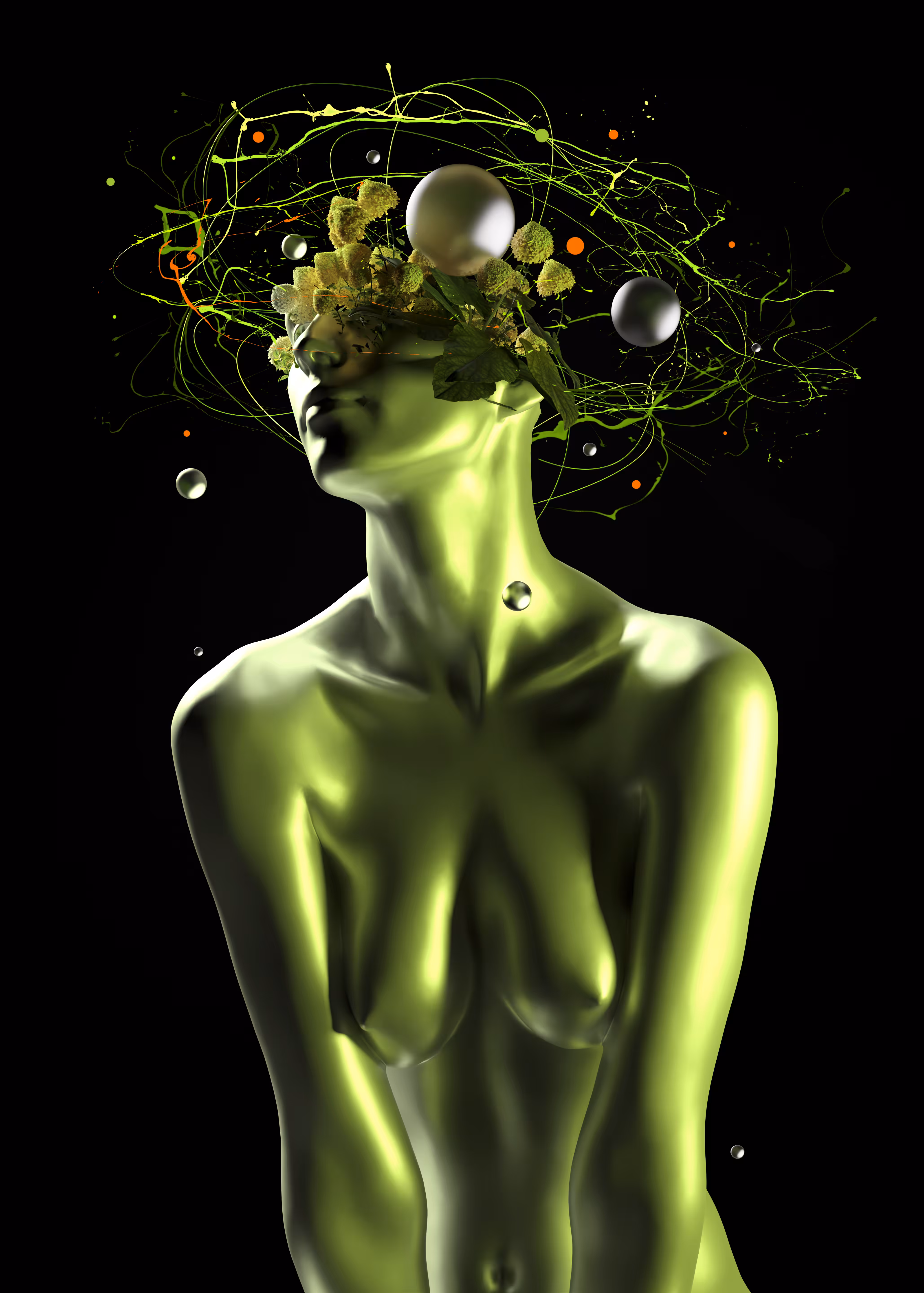 Her "Blooming"