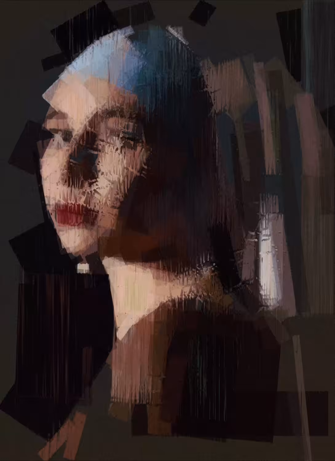 Pale runs the ghost