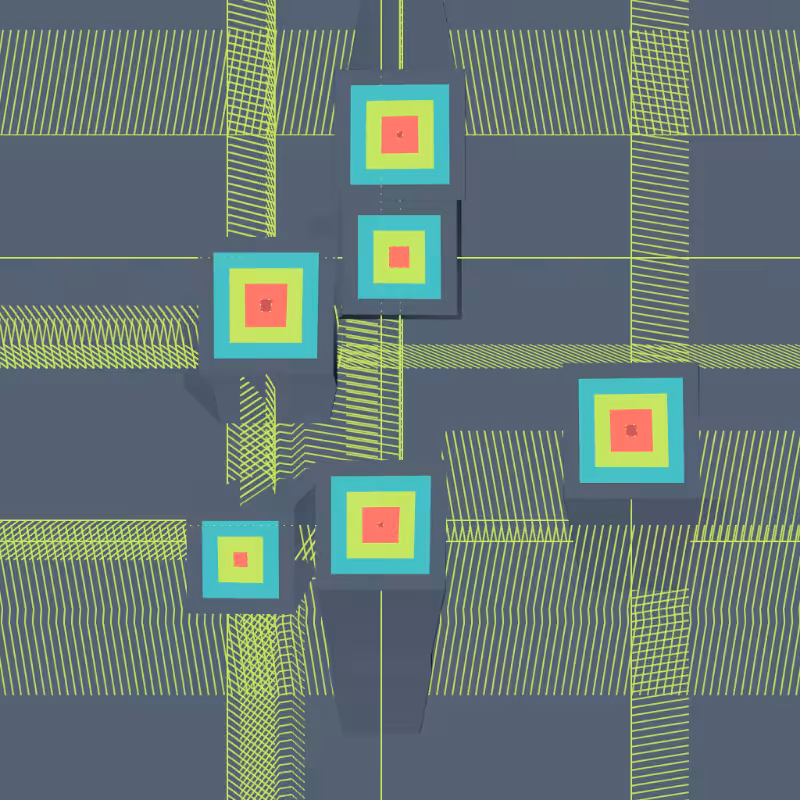 Living Squares Study I #21