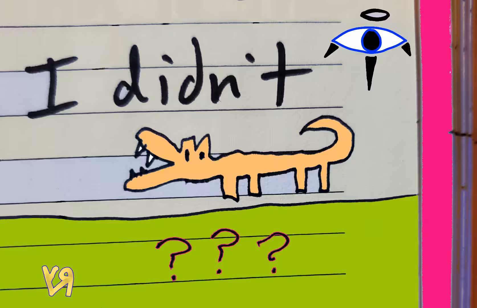 "I didn't" by Richard F. Yates (Holy Fool)