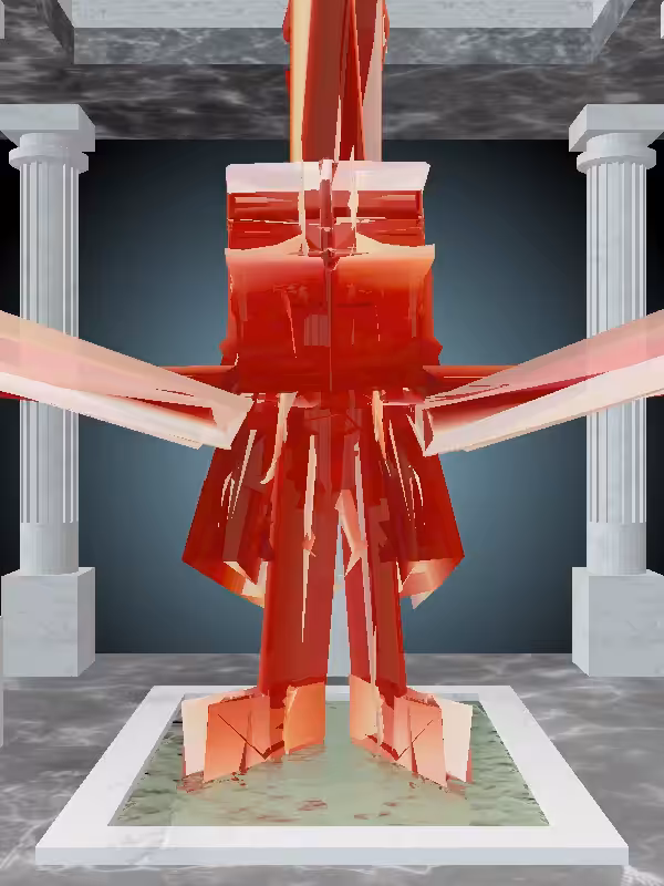 HeavenComputer: The Fading Old Fiery Red Woman #2132