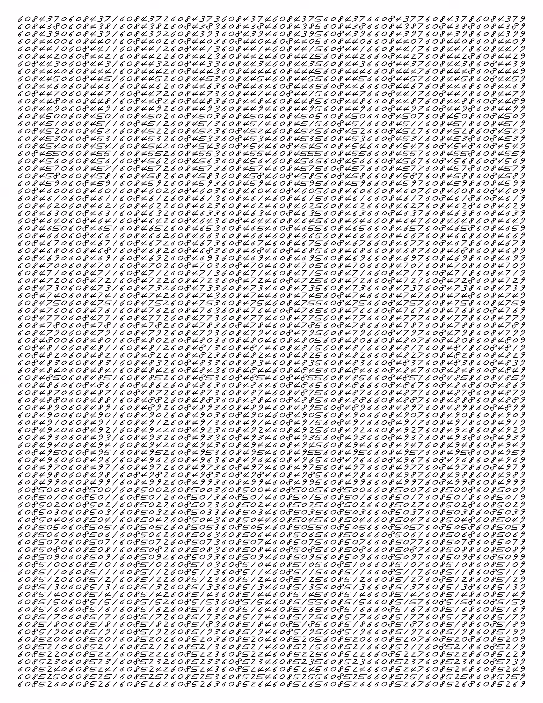 Endless (5,607,250 to Infinity) #1585