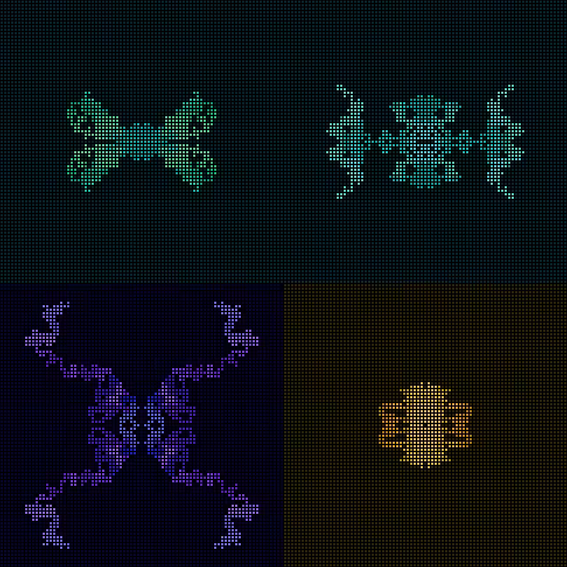 Dither Creatures 2x2 #4