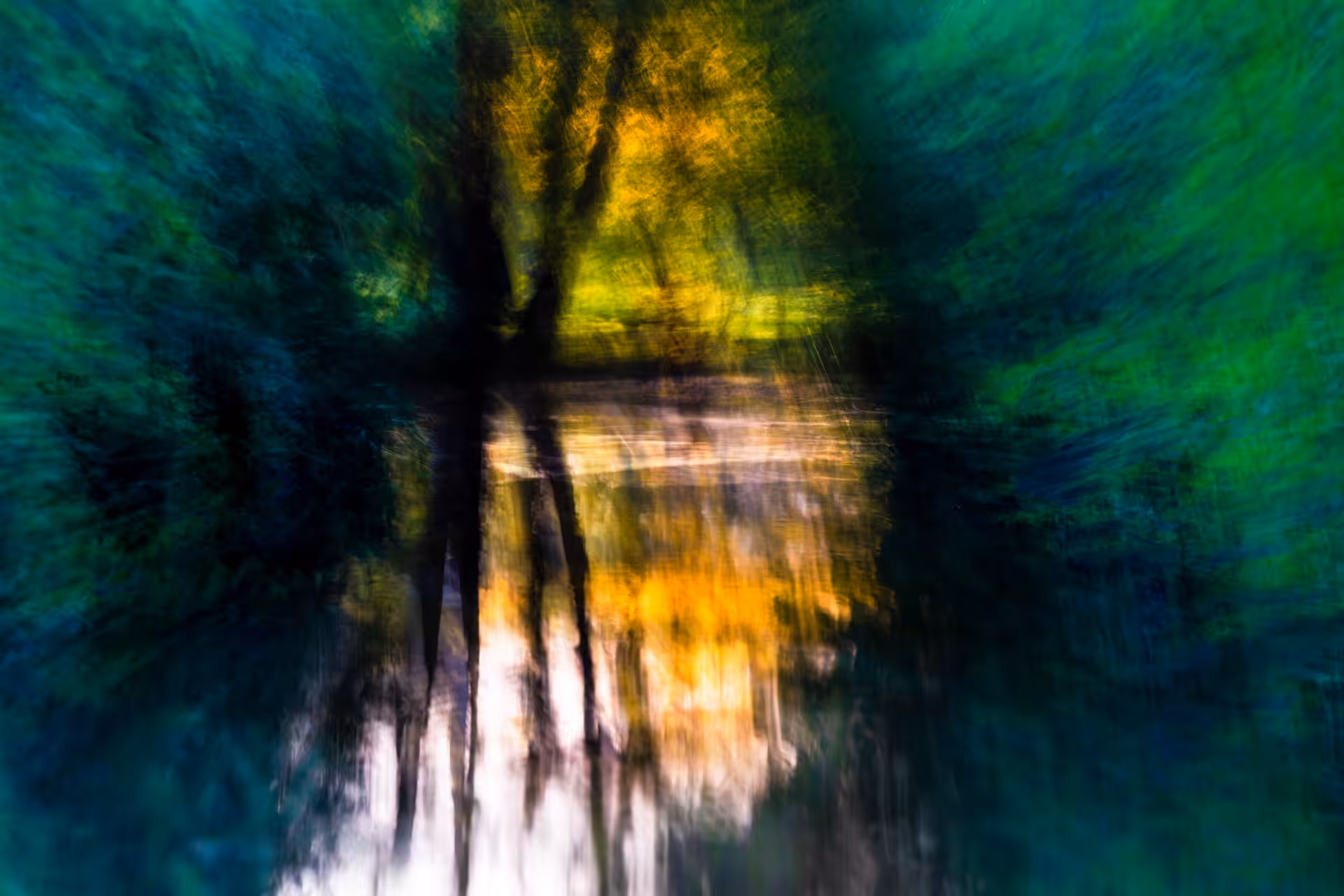 green sunset