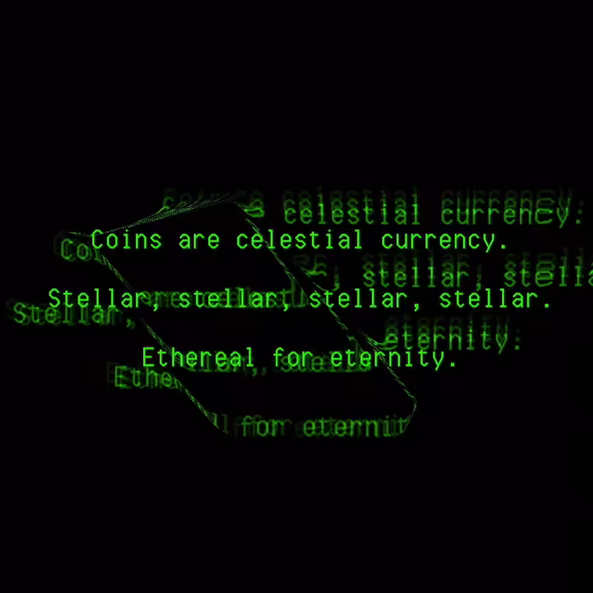 Coins are celestial currency