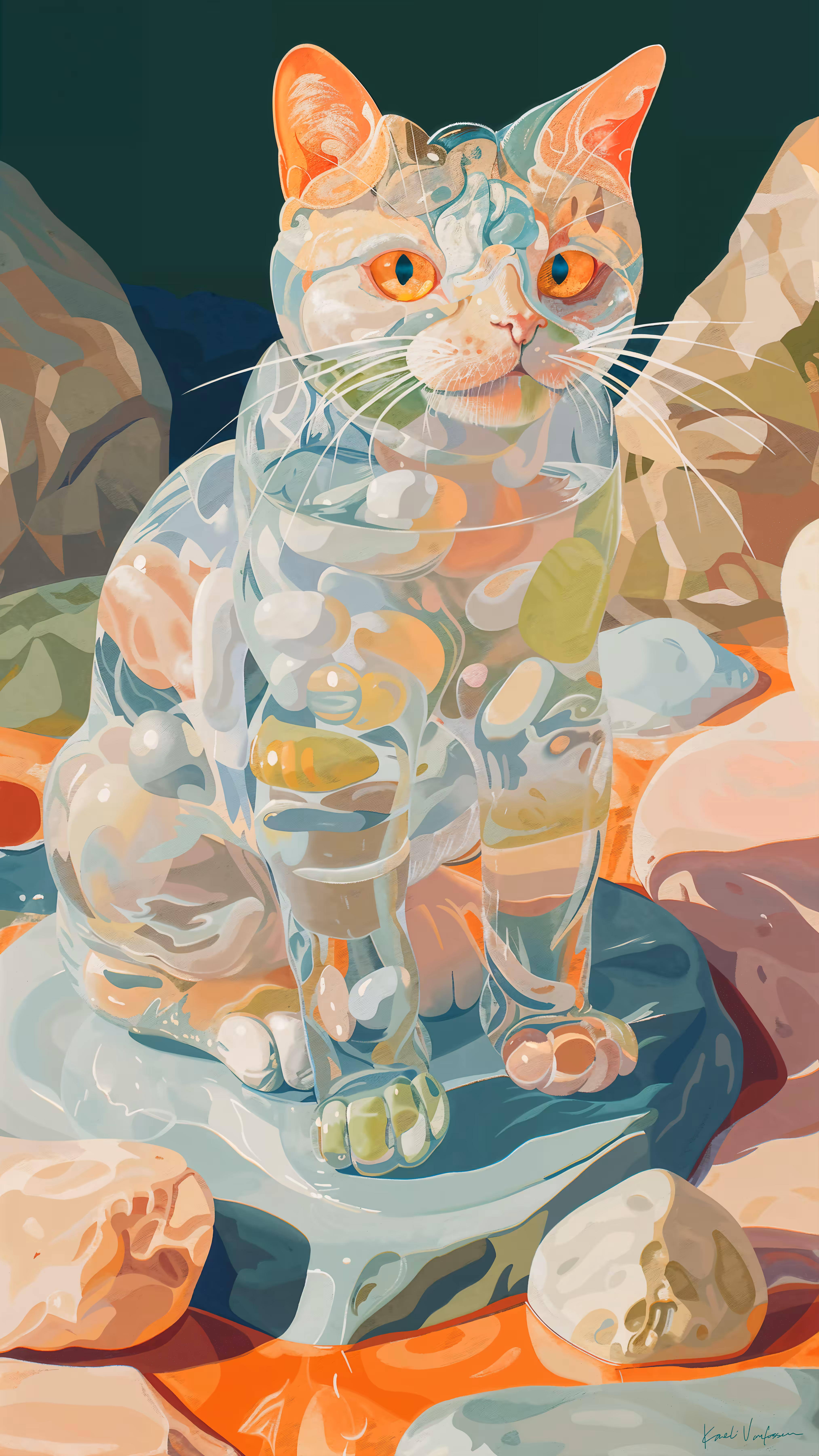 Aqua Feline: Cats Are Liquid