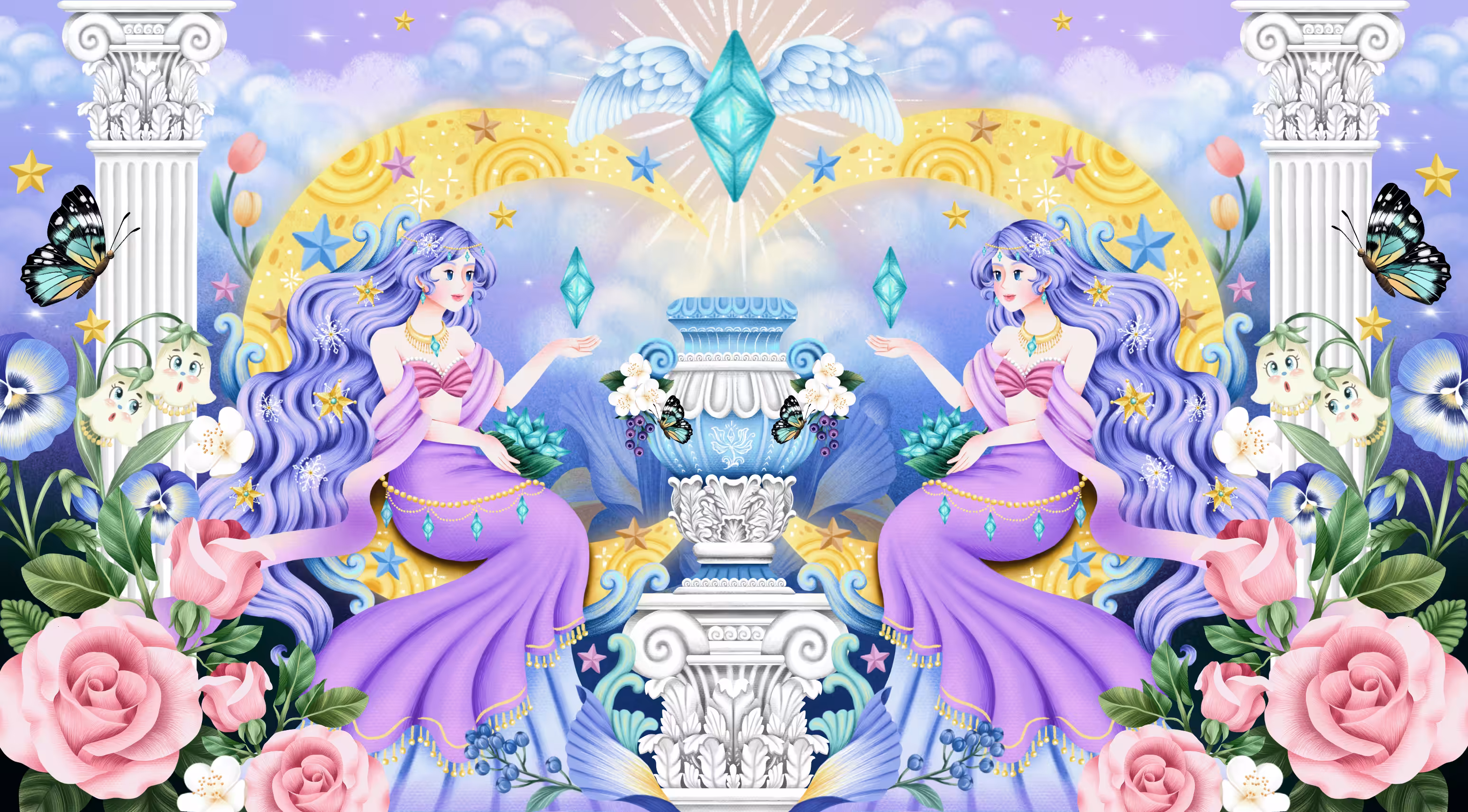 Lady Ethereum on the moon