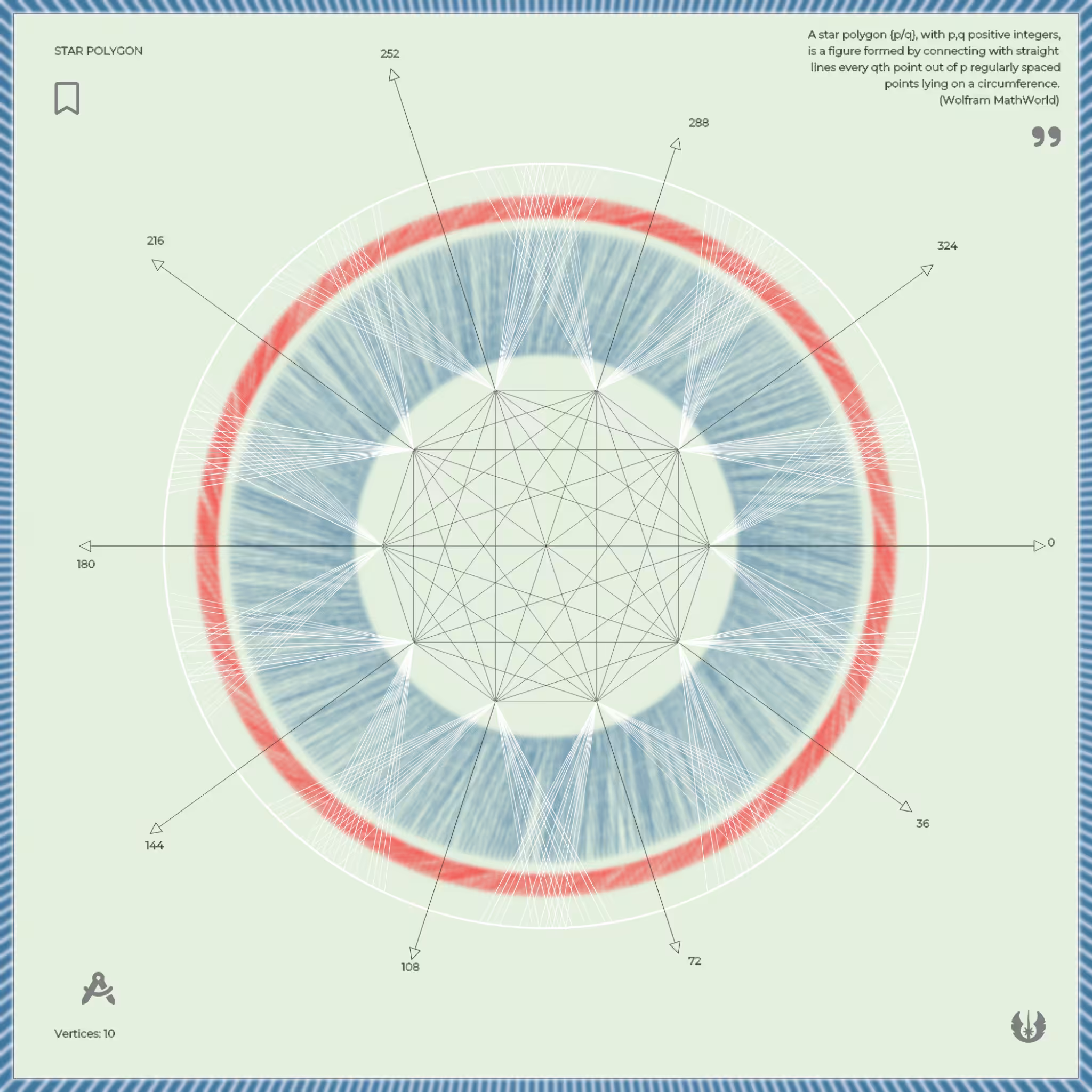Star polygon II #16