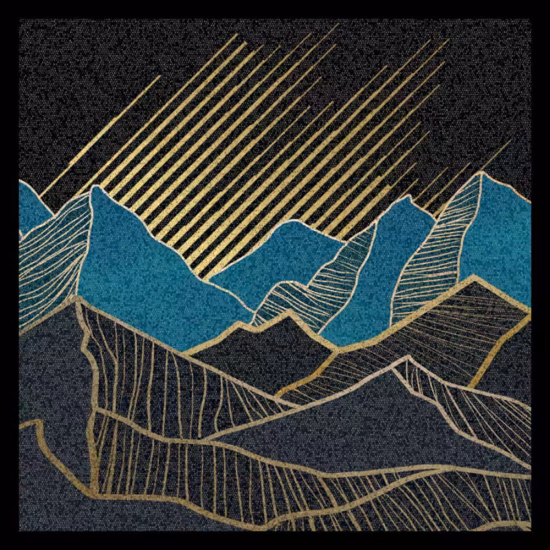 Golden Mountains #14