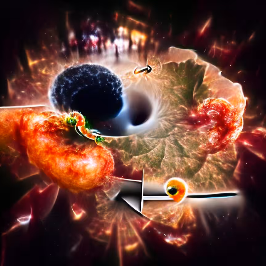 Coronavirus Meets Black Hole
