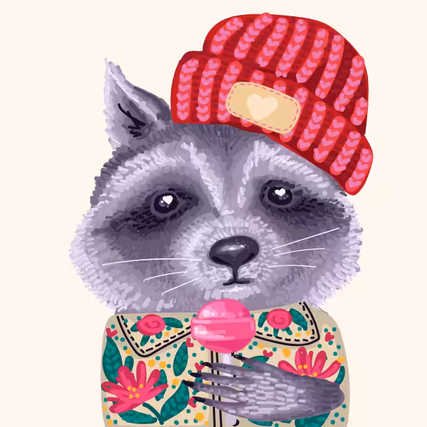 Cool Raccoon Collection #19