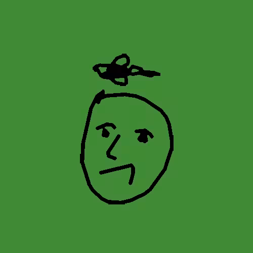 Basquiat Doodles: Basquiat #184