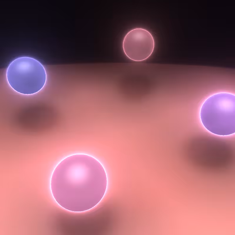 Audioreactive Shiny Spheres #3