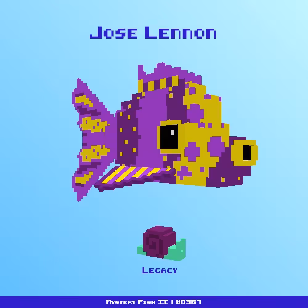 Jose Lennon :: Mystery Fish 0367/1000