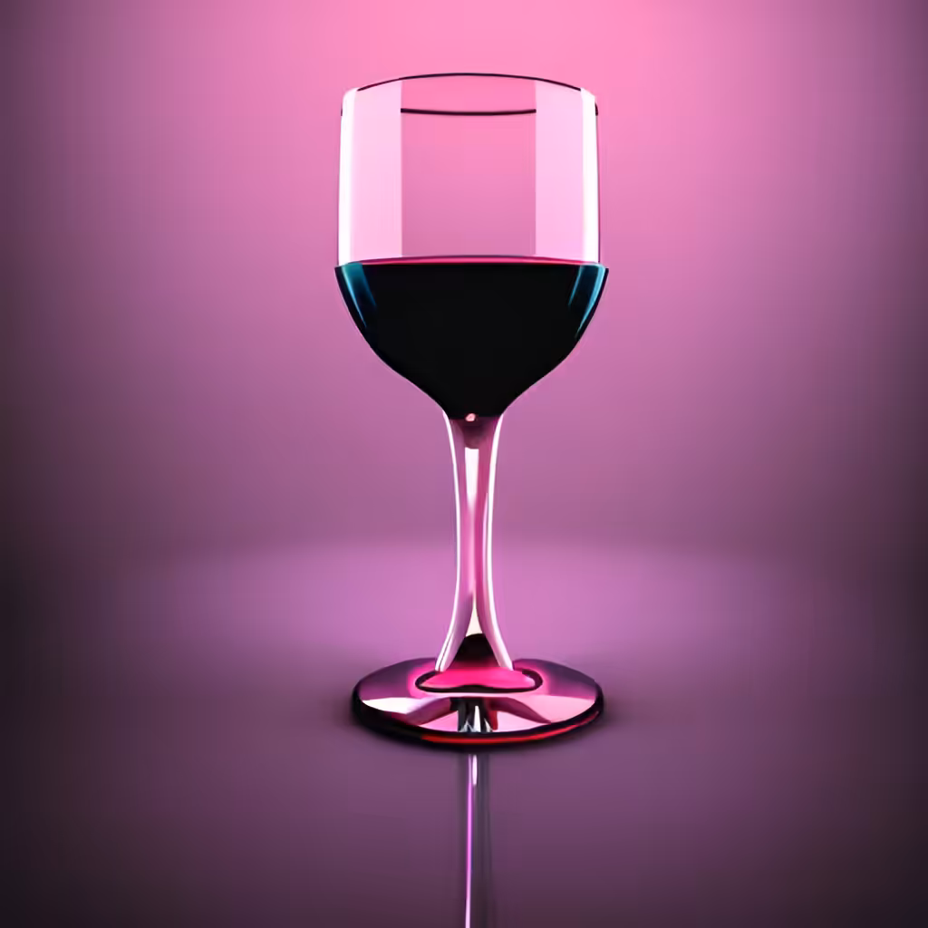 Neon Art: Wine Glass