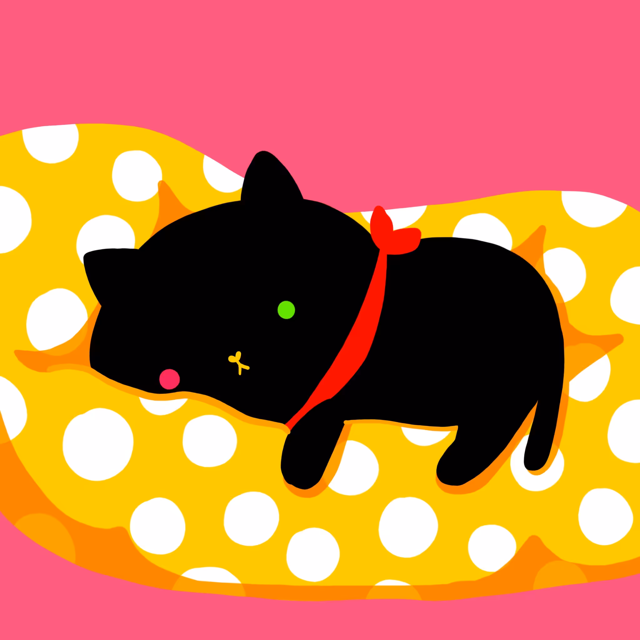 Polka Dot Cushion