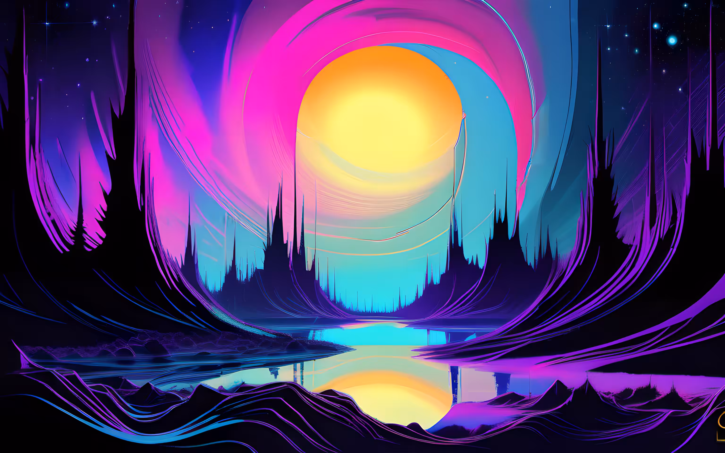 AI imagines famous generative artworks #139
