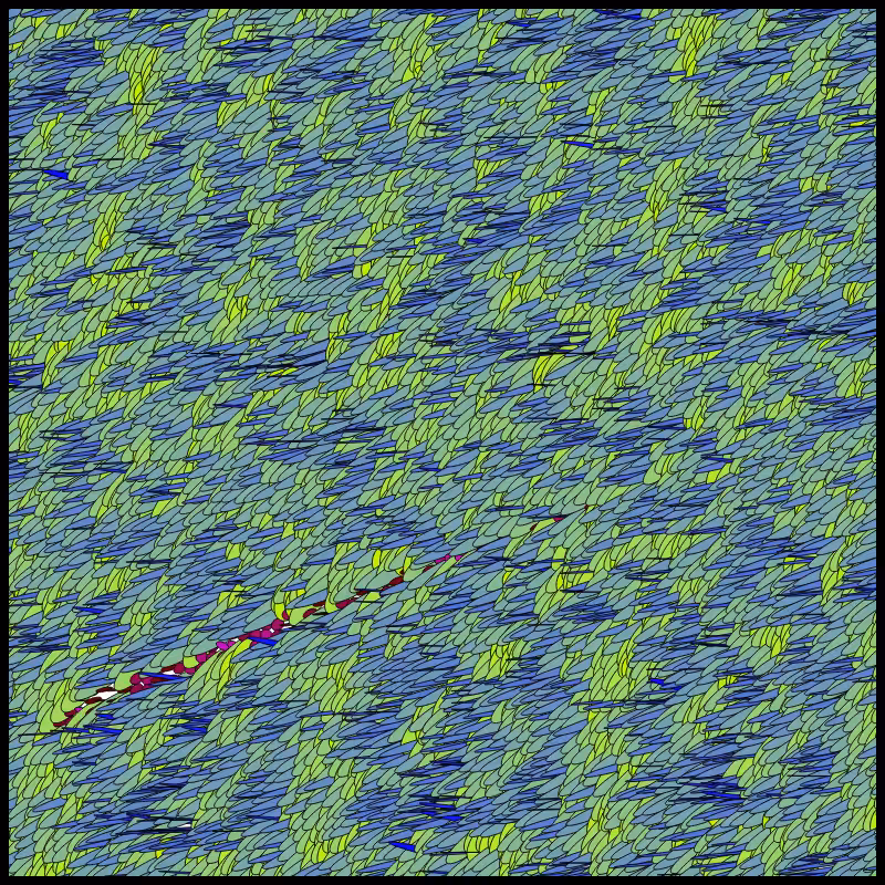 Flow Field Circles Triangle #10